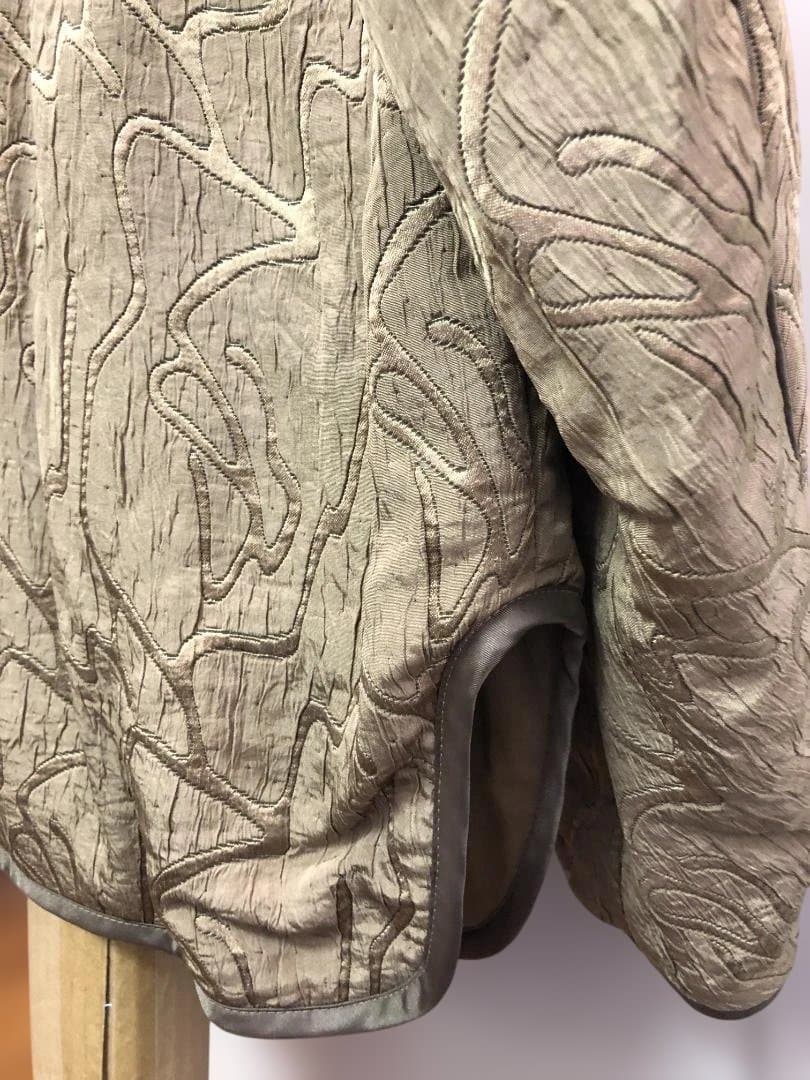 美品 TODAYFUL トゥデイフルジャガードパイピングブルゾン オリーブ 38