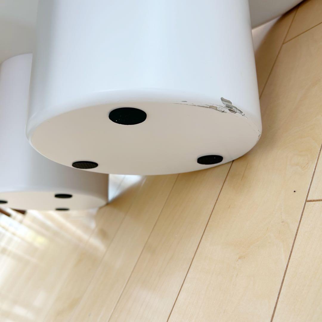 クラウドコーヒーテーブル　ローテーブル　オフホワイト　W100 北欧　雲型