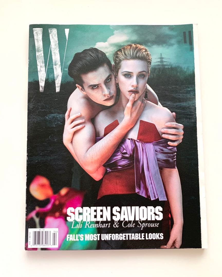 女性情報誌 W Vol.4 2019 Lili Reinhart&Cole Sprous
