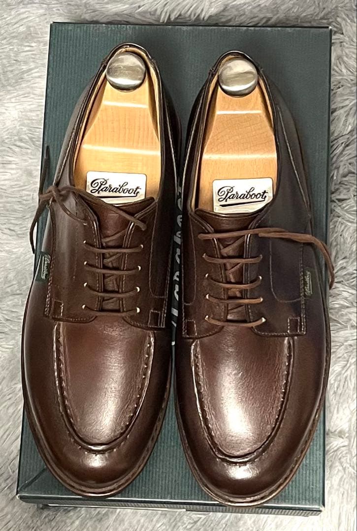 パラブーツParabootシャンボード、カフェ、7.0（25.5〜26.0相当）