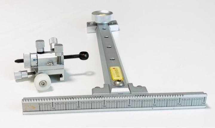 アーチェリー　サイトシルバー　ヤマハ用　シブヤ製銀　台座付　YAMAHA 美品