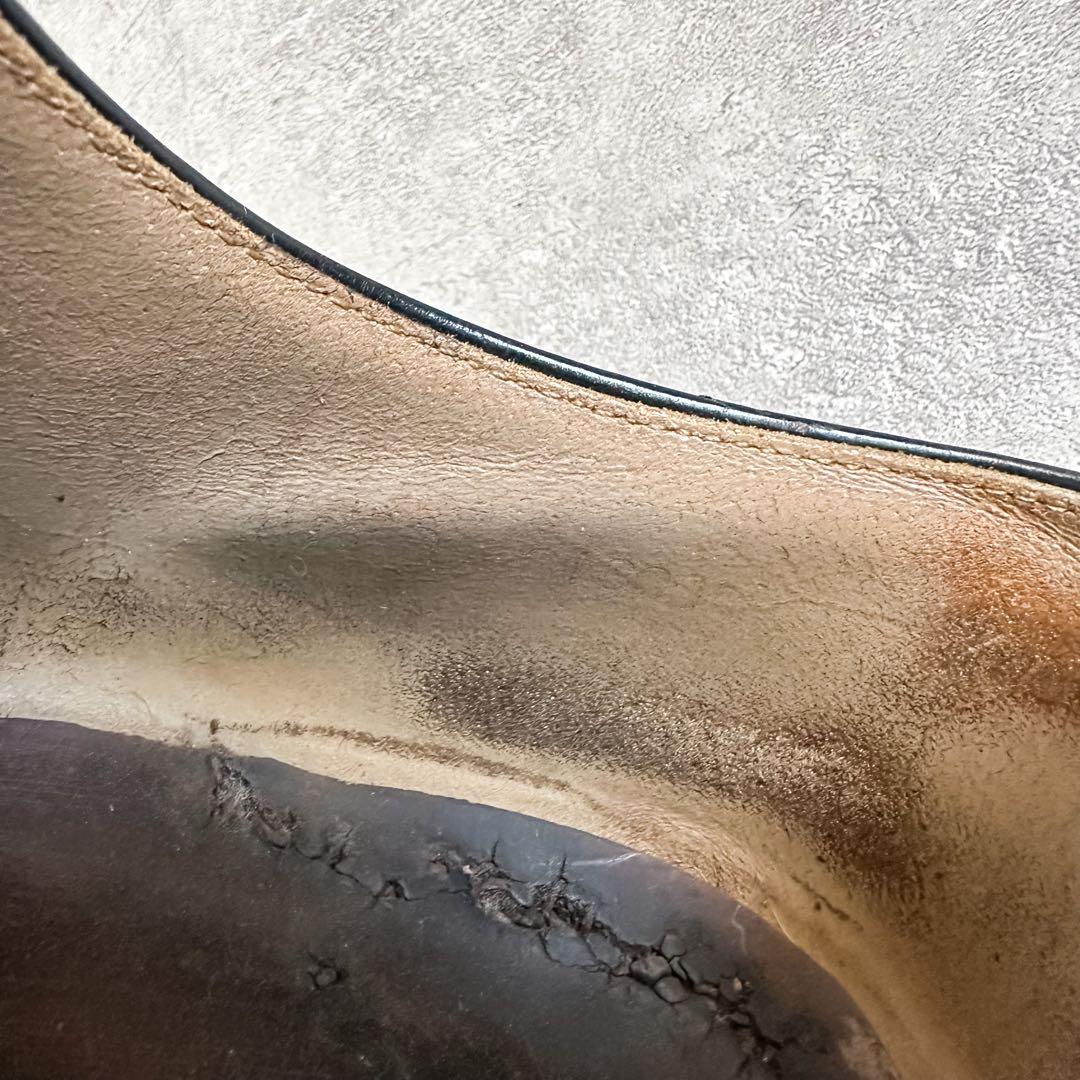 ヴィンテージ 1970's US NAVY ブラック レザー サービスシューズ