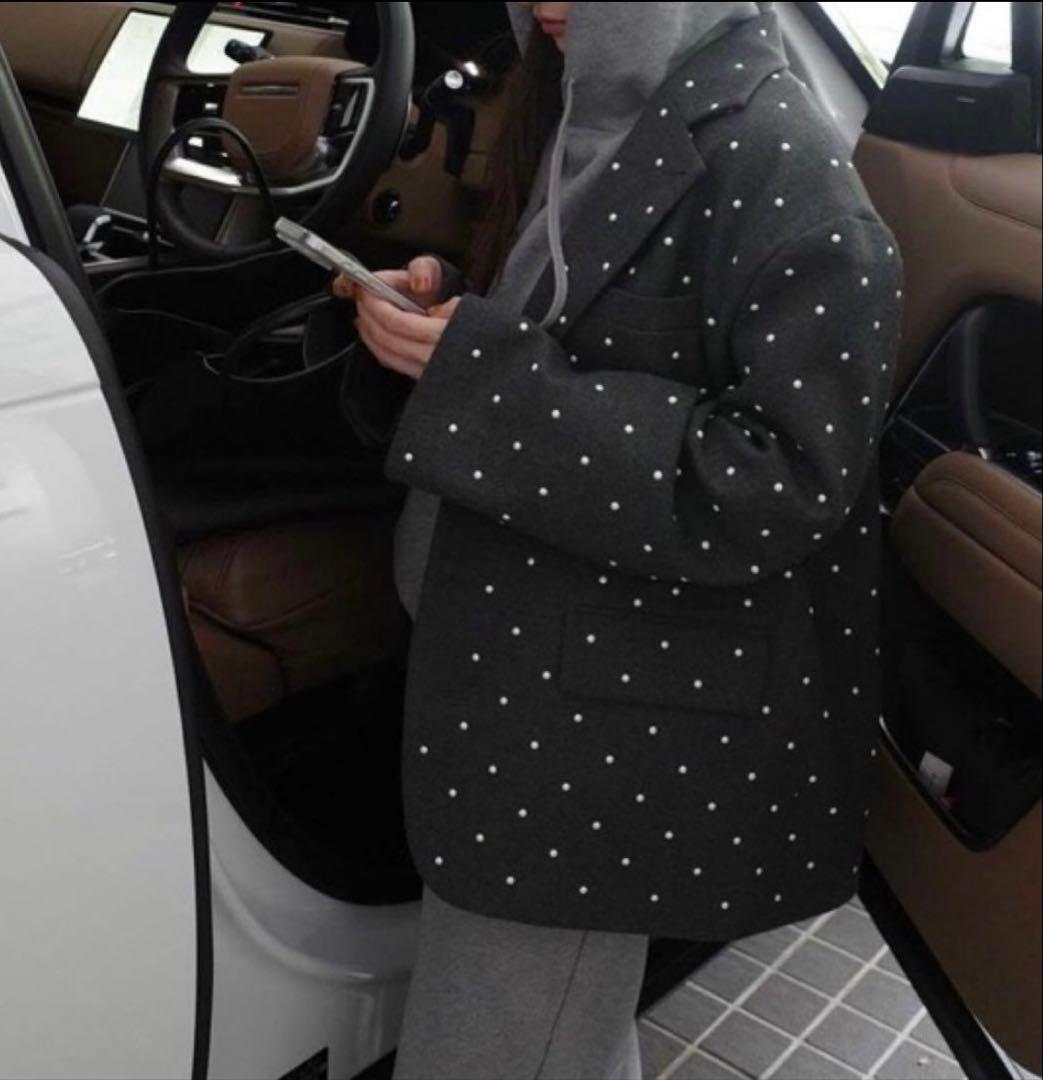 新品 CLANE クラネ パールジャケット PEARL DOT JACKET