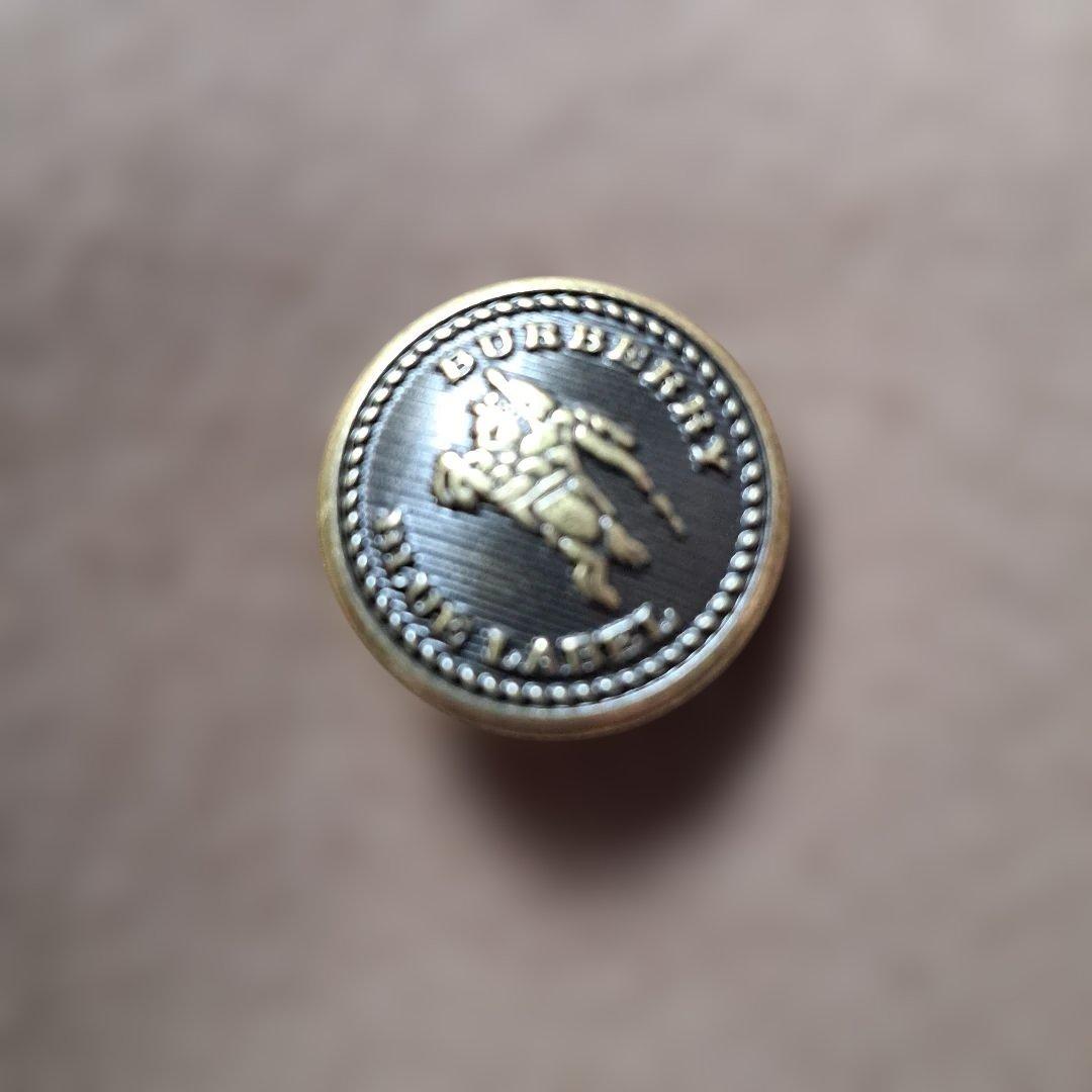 【BURBERRY BLUE LABEL】コート 金ボタン ウール ベージュ36