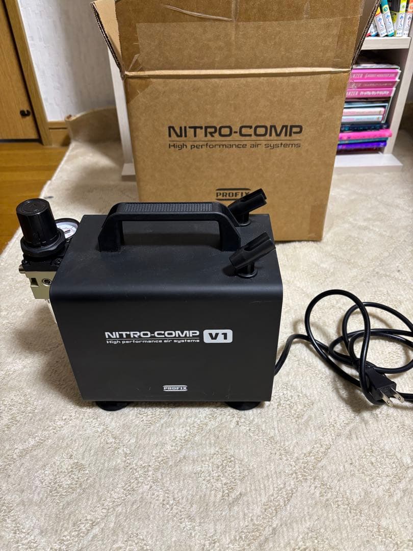 PROFIX NITRO-COMP V1 オイルレスエアコンプレッサー　おまけ付