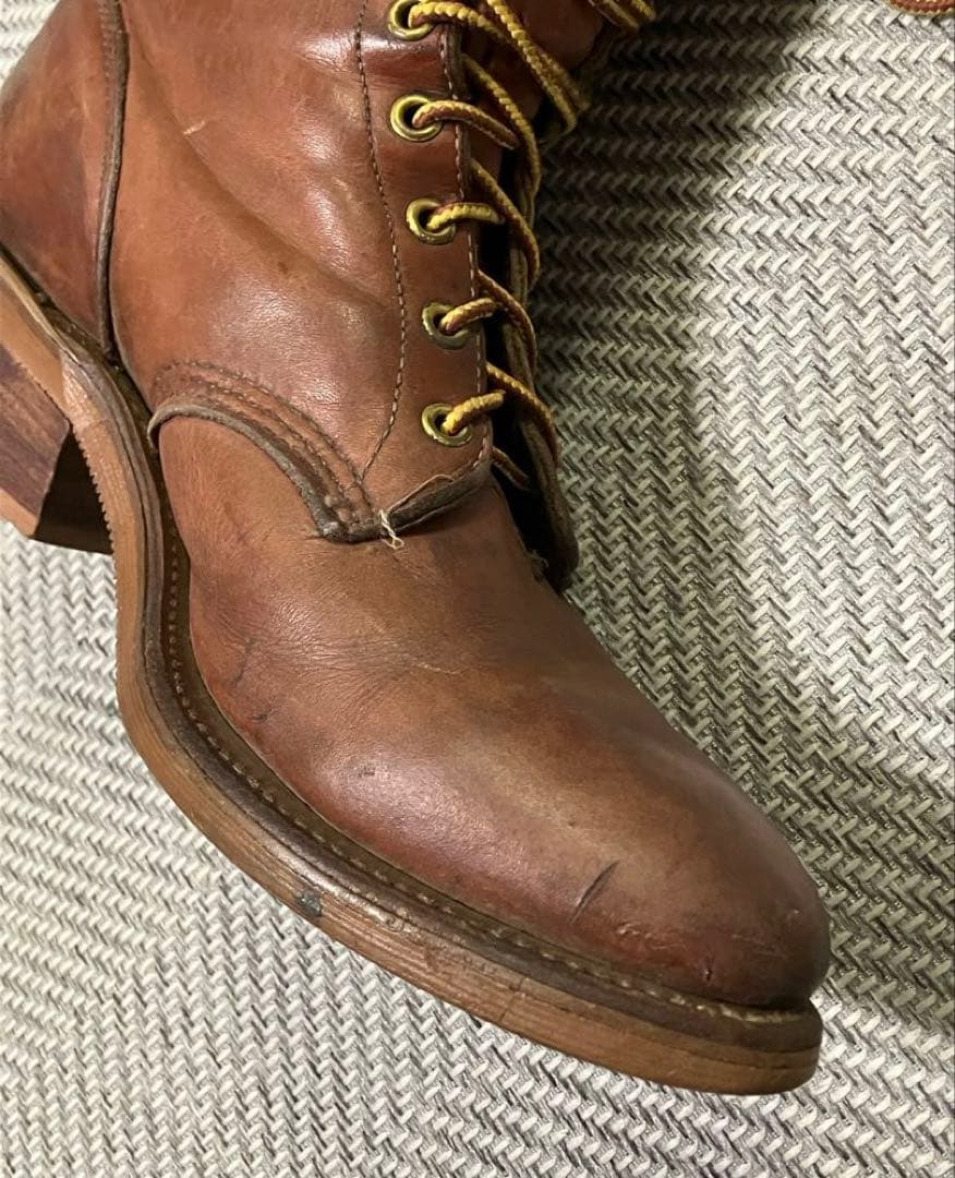 CHIPPEWA チペワ　ロガーブーツ 70〜80年代　プリント黒タグ