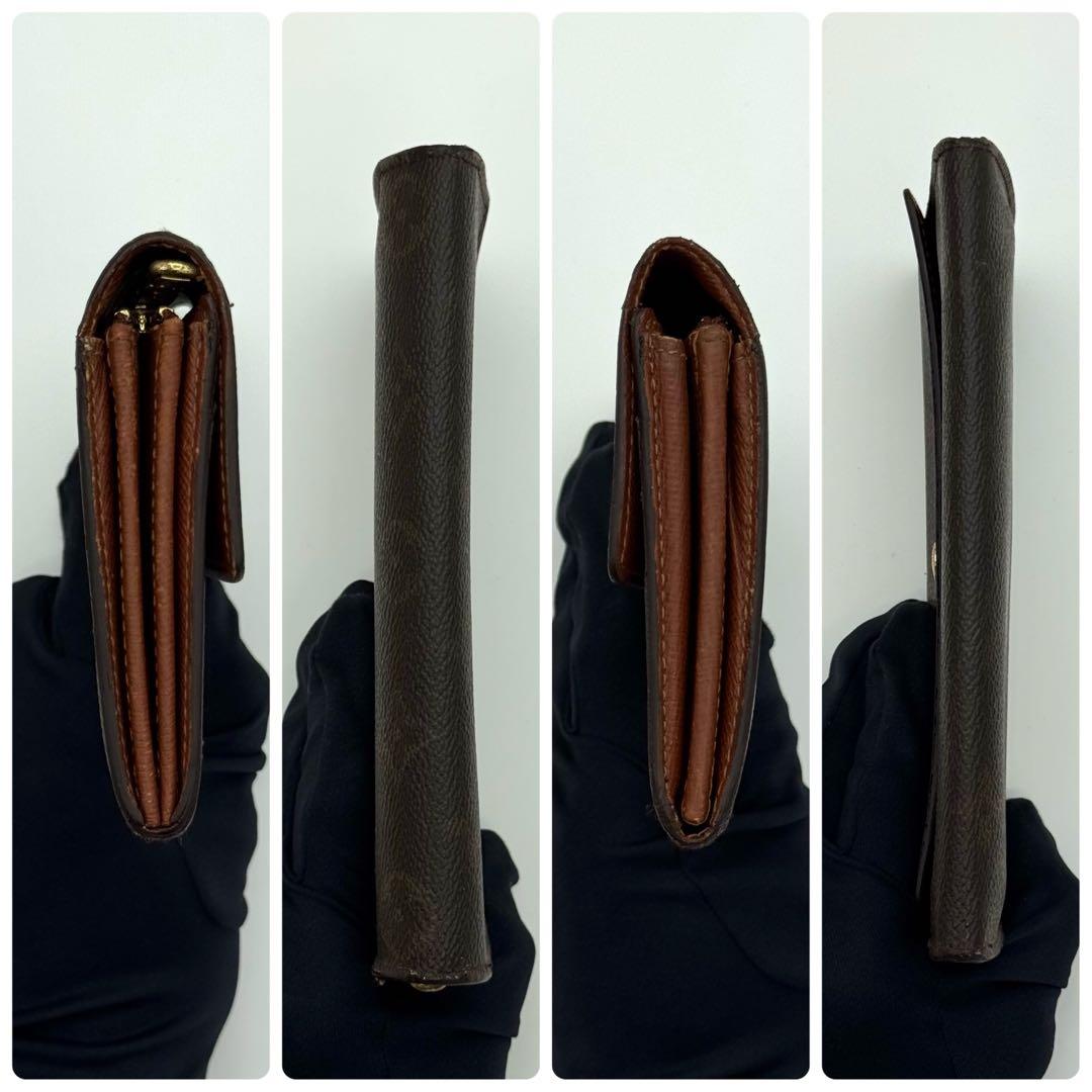 ヴィトン モノグラム ポルトモネ クレディ 長財布 カード 2 枚 M61725