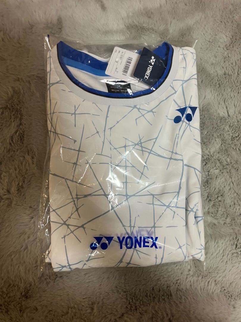 YONEX バドミントンウェア ホワイト/ブルー