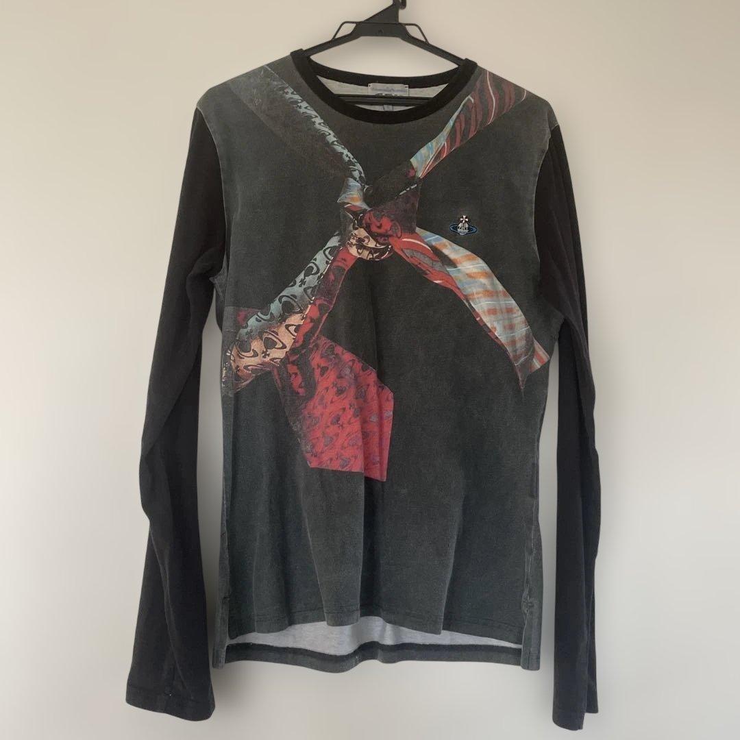 再セール中　vivienne westwood man ネクタイ柄カットソー