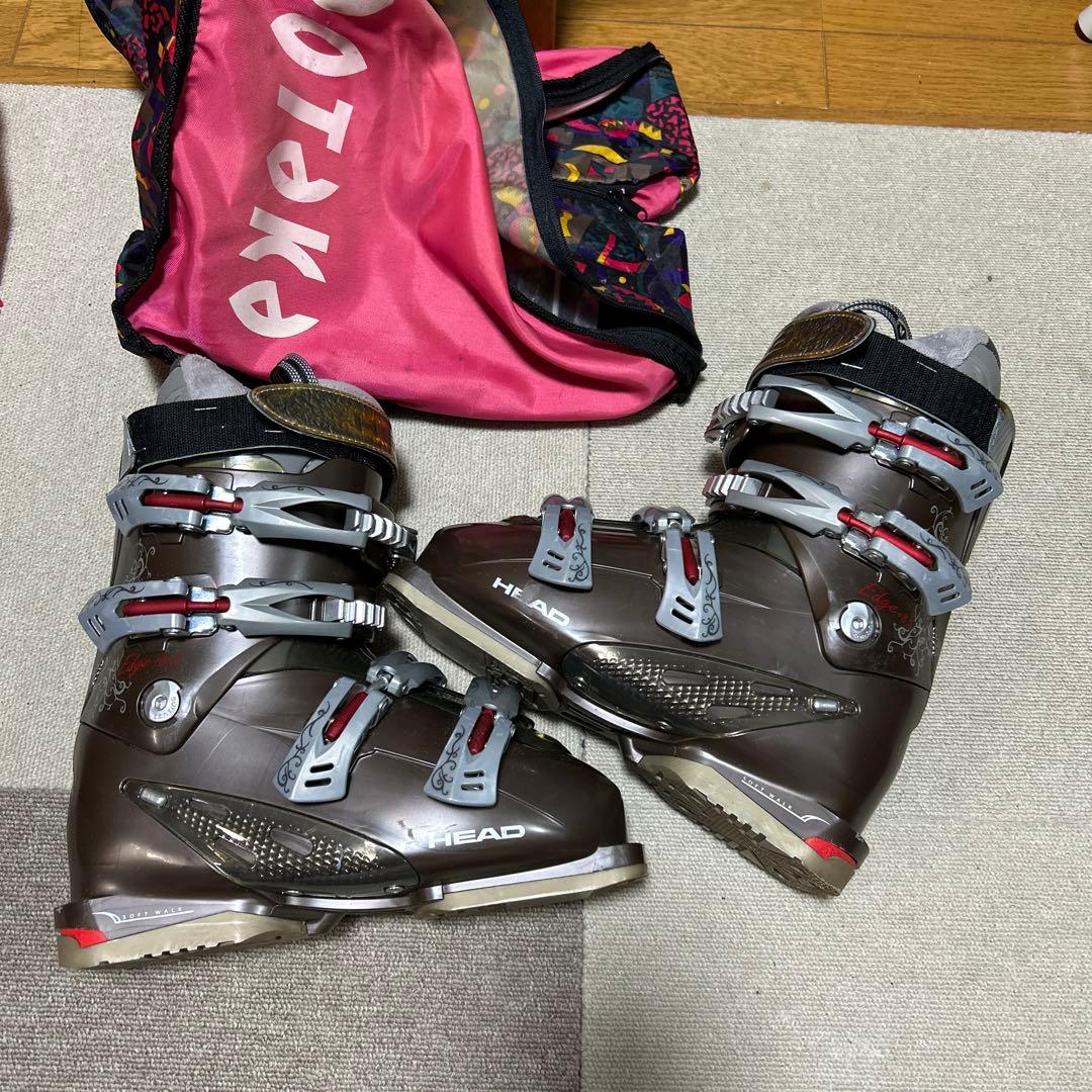 ヘッド（HEAD）（レディース）スキーブーツ レディース ブラウン