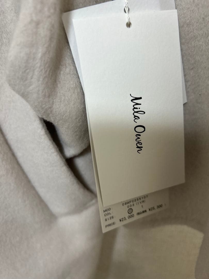 新作完売品　　共ベルト付きビックカラーミディコート　新品未使用