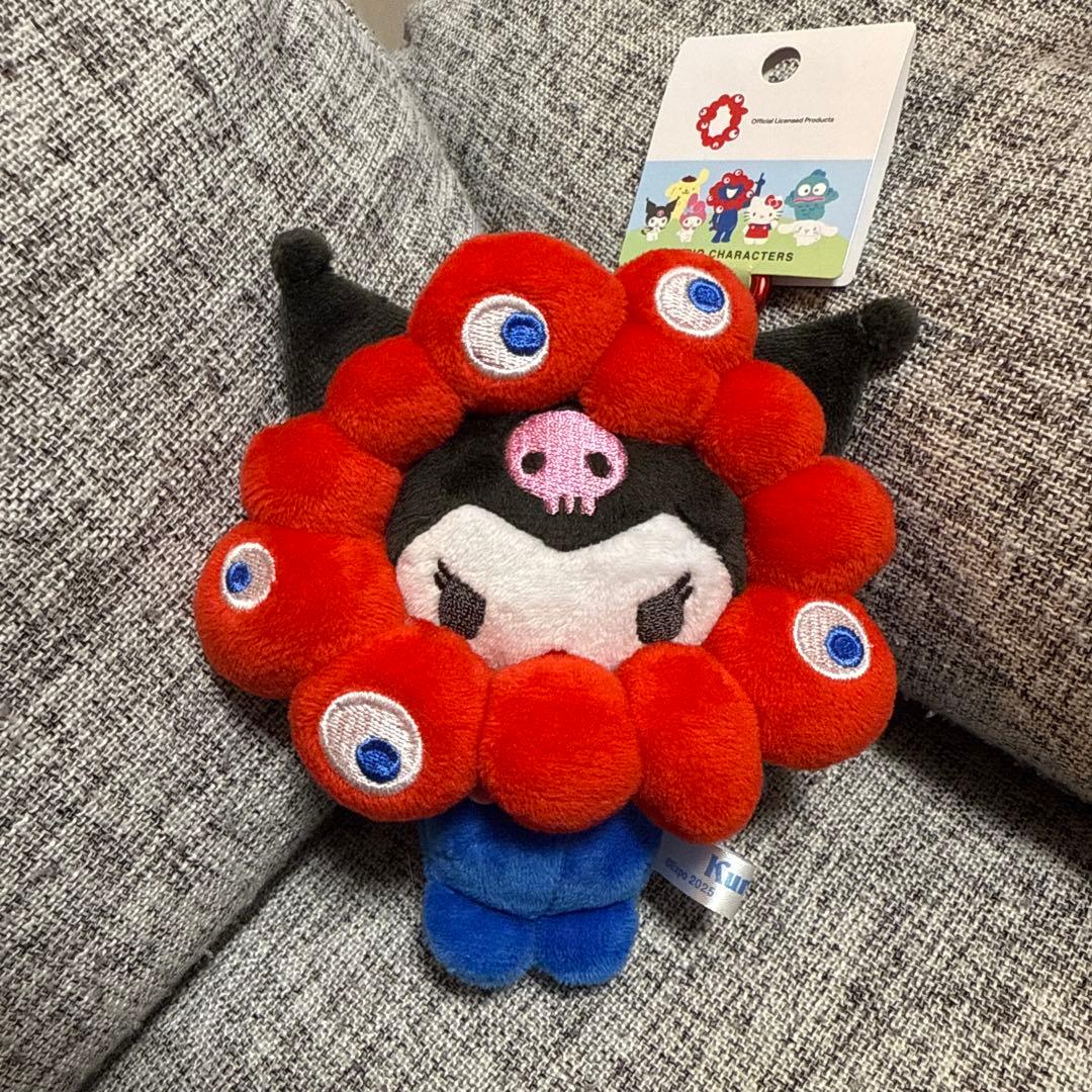 ミャクミャク　クロミ　なりきりぬいぐるみ　M カラビナ付き　サンリオ