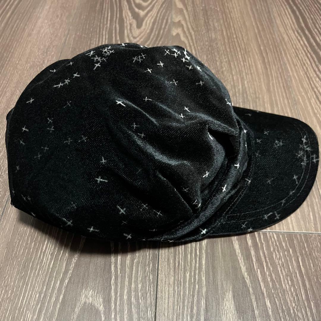 02AW UNDERCOVER キャスケット ベロア クロス アンダーカバー