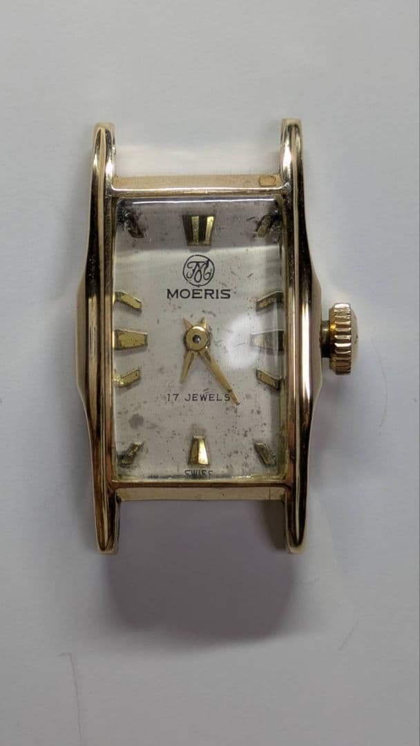 MOERIS モーリス 18K 手巻き時計 17ジュエル 金無垢 アンティーク