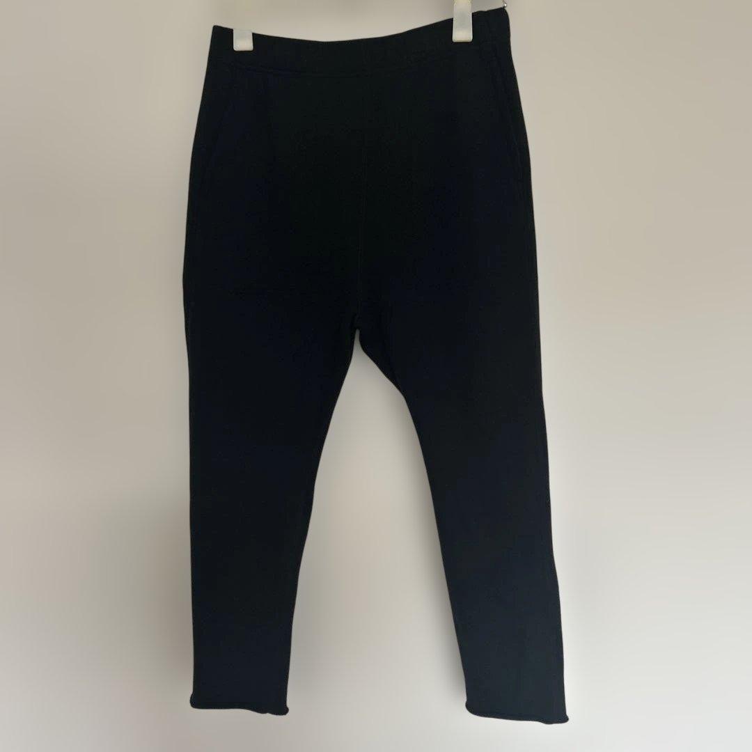 【L'Appartement】サルエル　スウェットパンツ　ブラック　サイズ38