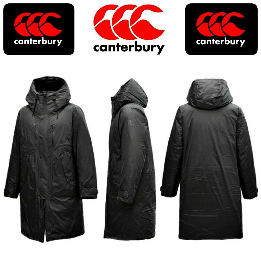 新品75,900円 カンタベリー RUGBY+ PERTEXナイロンダウンコート