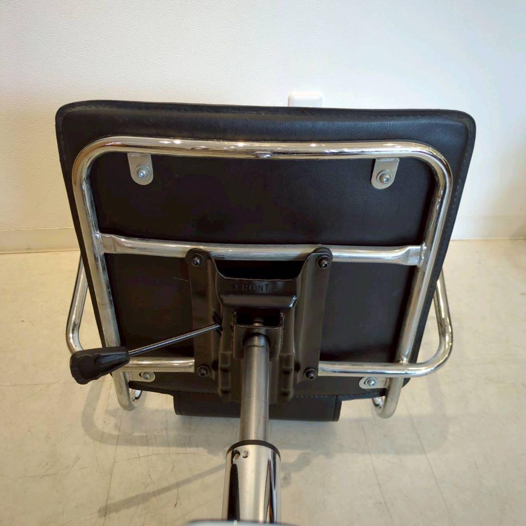 デスクチェア　ワーキングチェア　黒　昇降椅子　キャスター