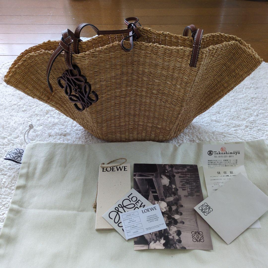 LOEWE シェル かごバッグ　5月末までの出品です！