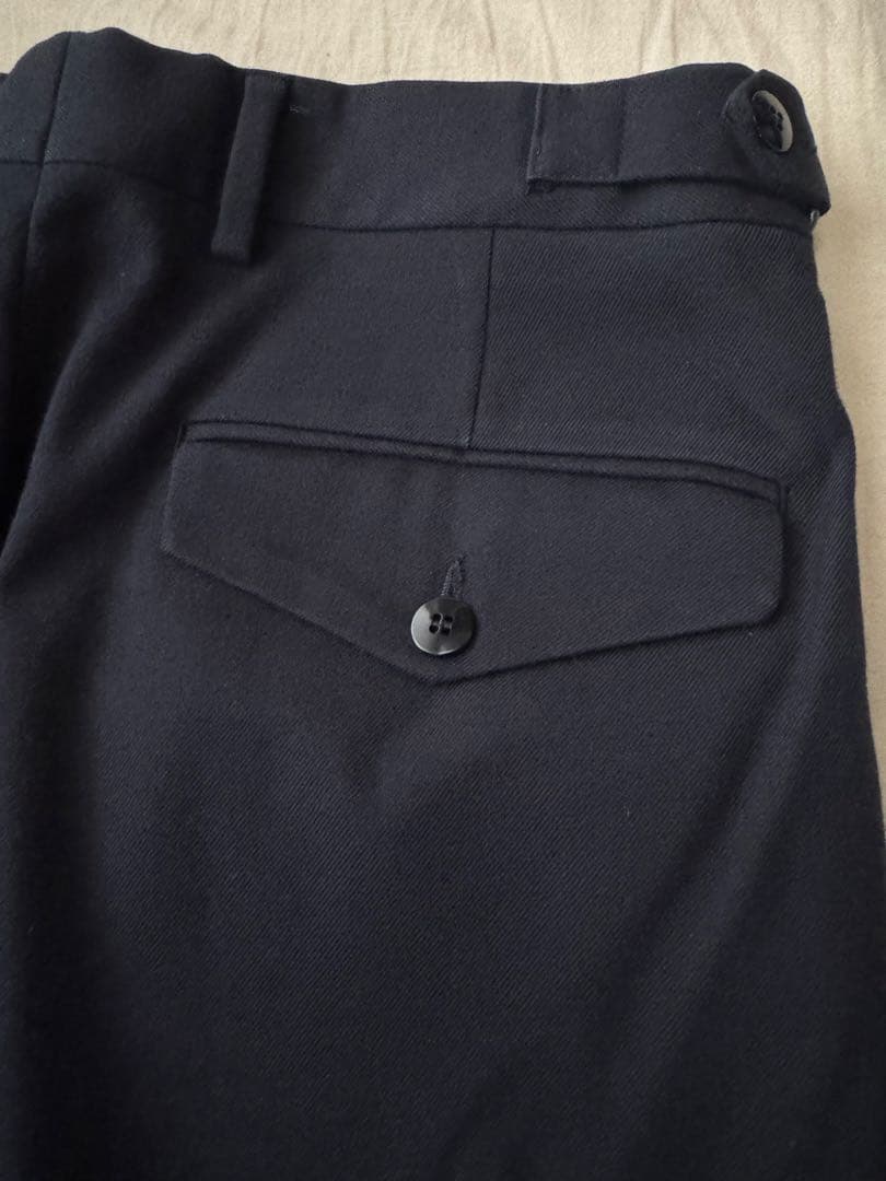 DRIES VAN NOTEN ネイビー スラックス サイズ48