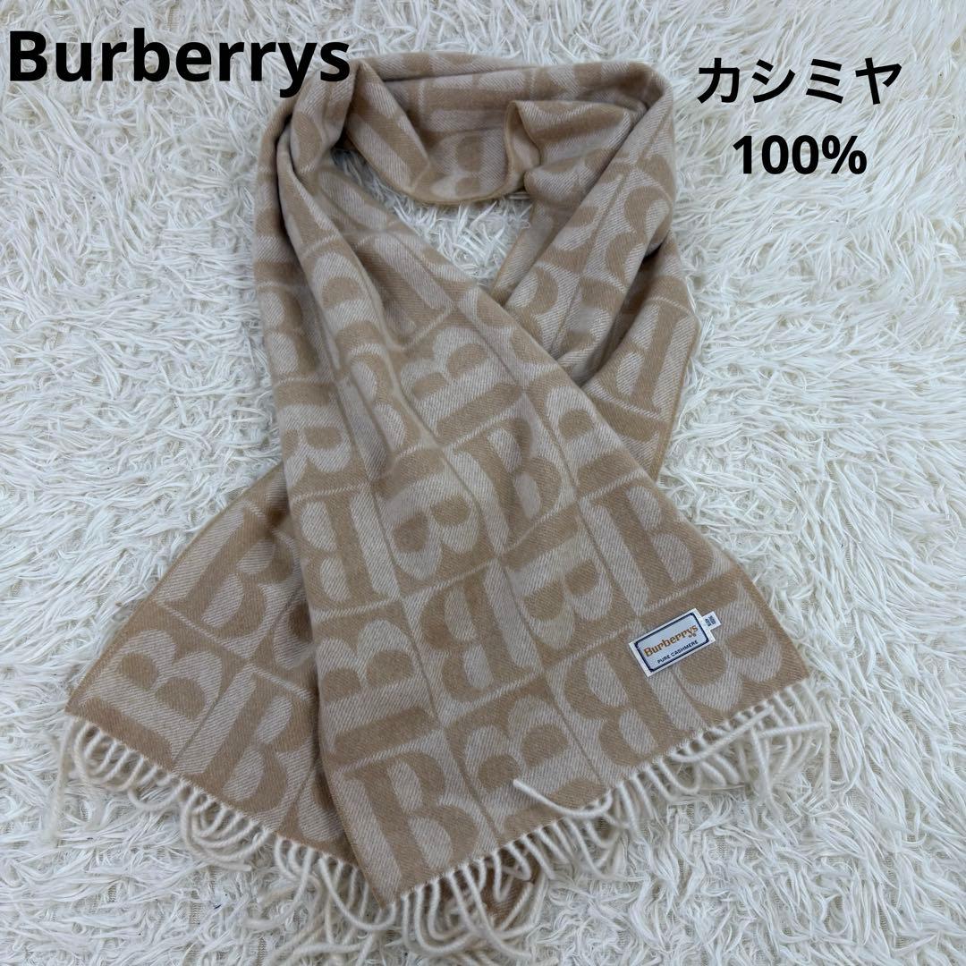 Burberrys バーバリーズ　マフラー　カシミヤ100% モノグラム
