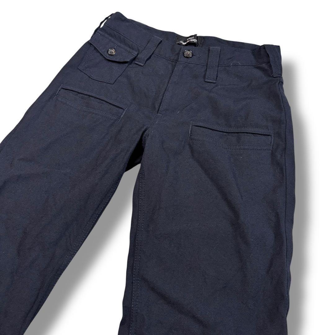 【COMMEdesGARCONS】AD2007 シワ加工 ワークパンツ M
