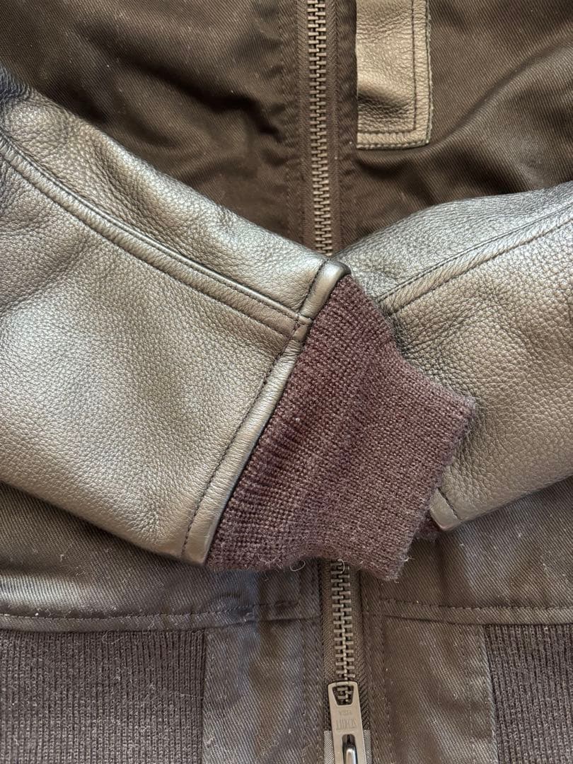 ⭐️極美品⭐️Schott レザー　スタジャン 裏ボア仕様　牛革　サイズM