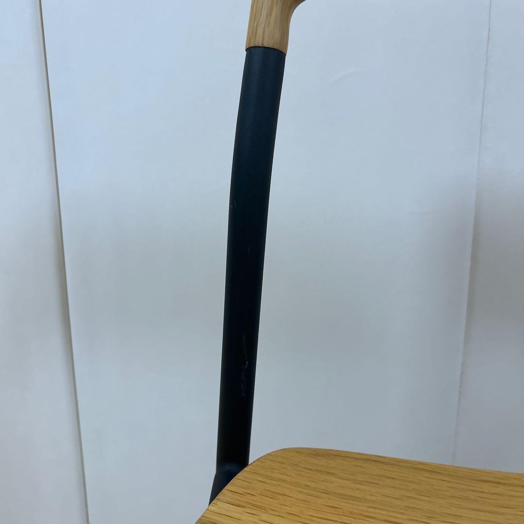 北欧　モリヨシ　Flo POKKYCHAR ナラ材　ナチュラルブラック2脚セット