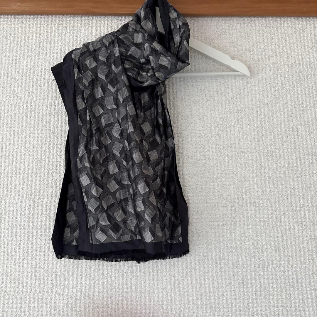 ルイヴィトン　ヴィトン　シルク100% ストール　メンズ