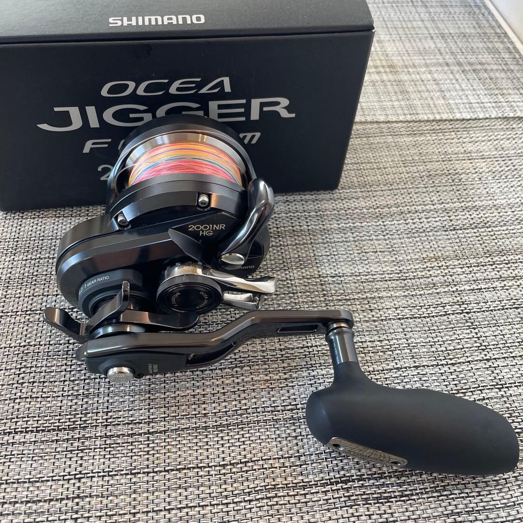 シマノ 19 オシアジガー Fカスタム 2001NRHG ※希少 左ハンドル