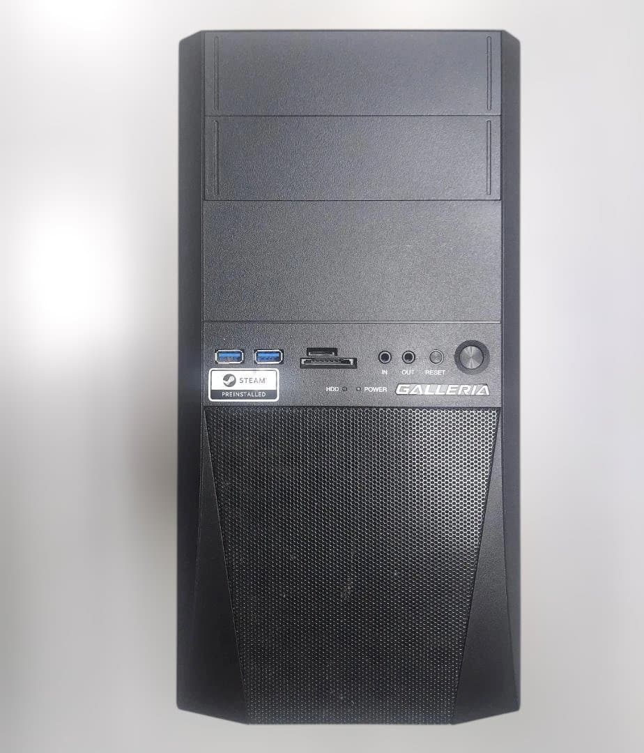 ゲーミングPC GALLERIA Ryzen5-2600 8Gb GTX-970