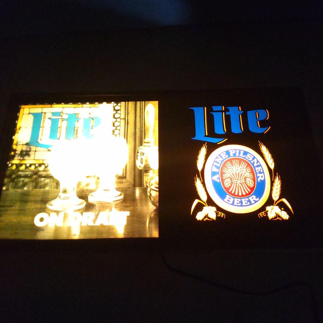専用商品、希少レトロヴィンテージLite ビール ライトボックス