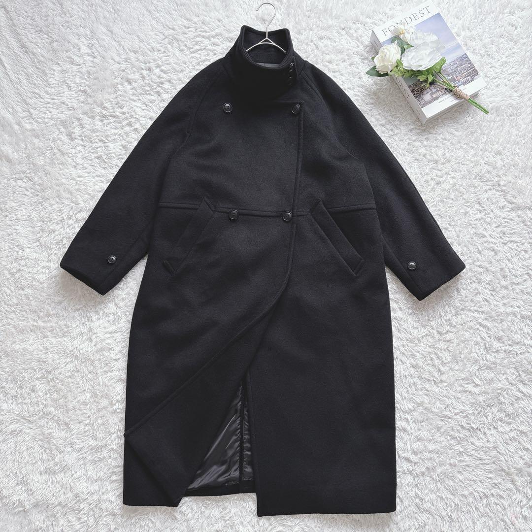 極美品♡完売品B.C STOCK WビーバーコクーンW前スタンドコート 24AW