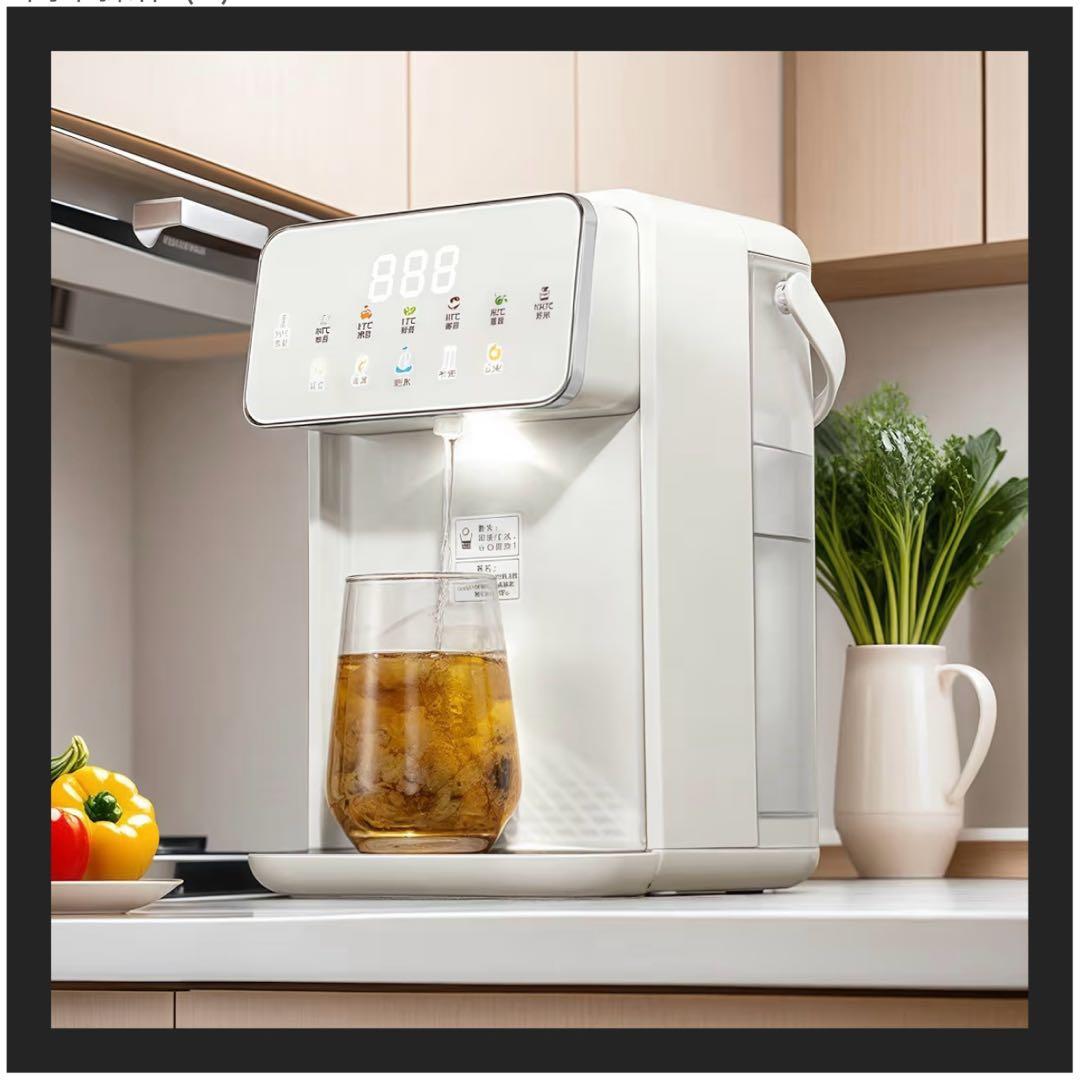 ウォーターサーバー ホワイト 3.5リットル 白 水道水電気ケトル