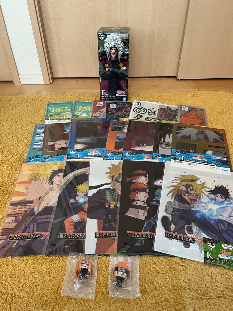 新品未開封　ナルト　一番くじ　E賞 自来也 仙人モード フィギュア おまけ付き