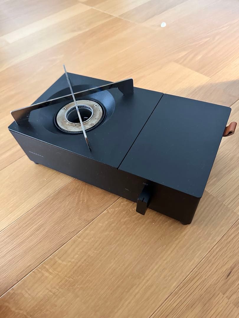 amadana CC-146 カセットコンロ 黒　収納ケース付き