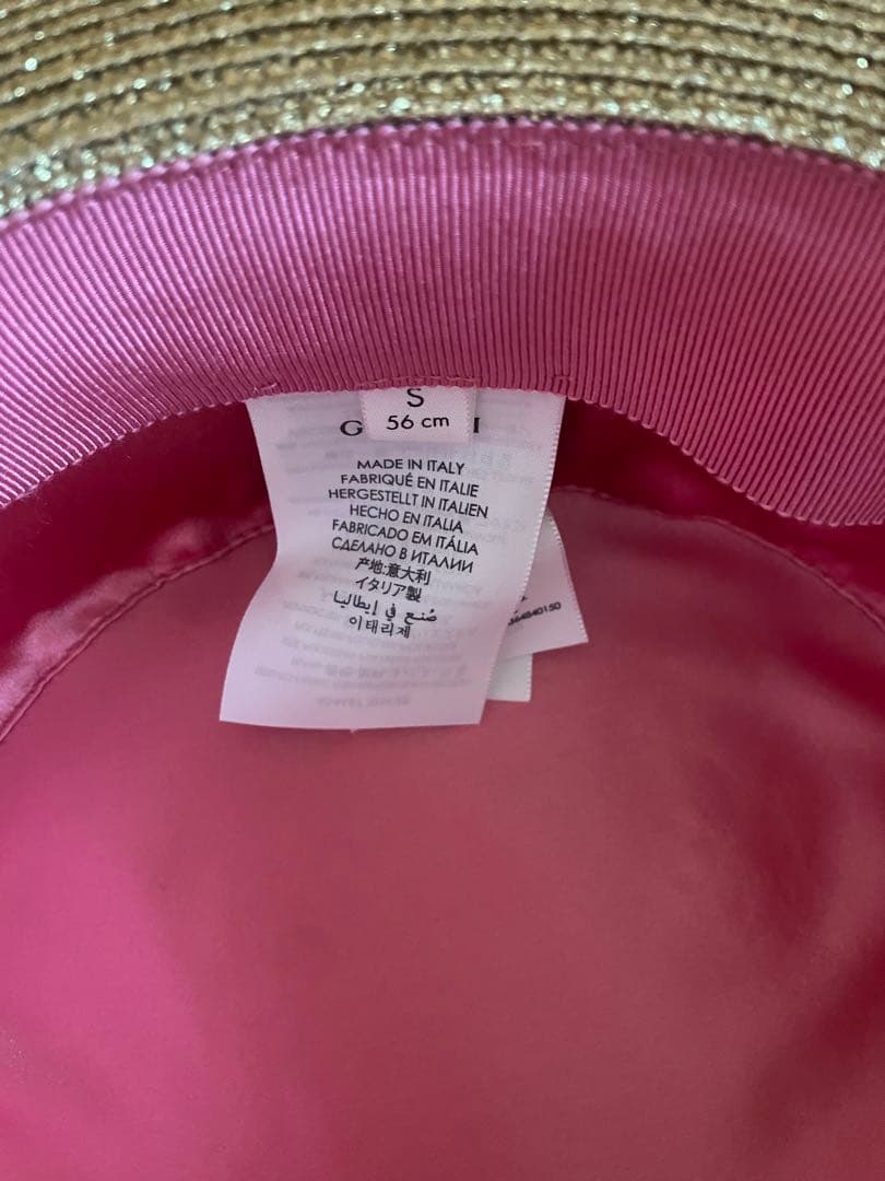 新品未使用☆グッチ☆カンカン帽☆麦わら帽子