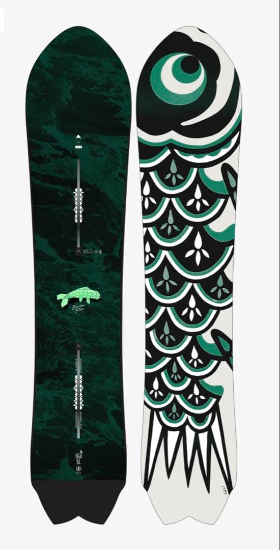 超美品 Burton FISH 3D 156 ITES バートンフィッシュ156