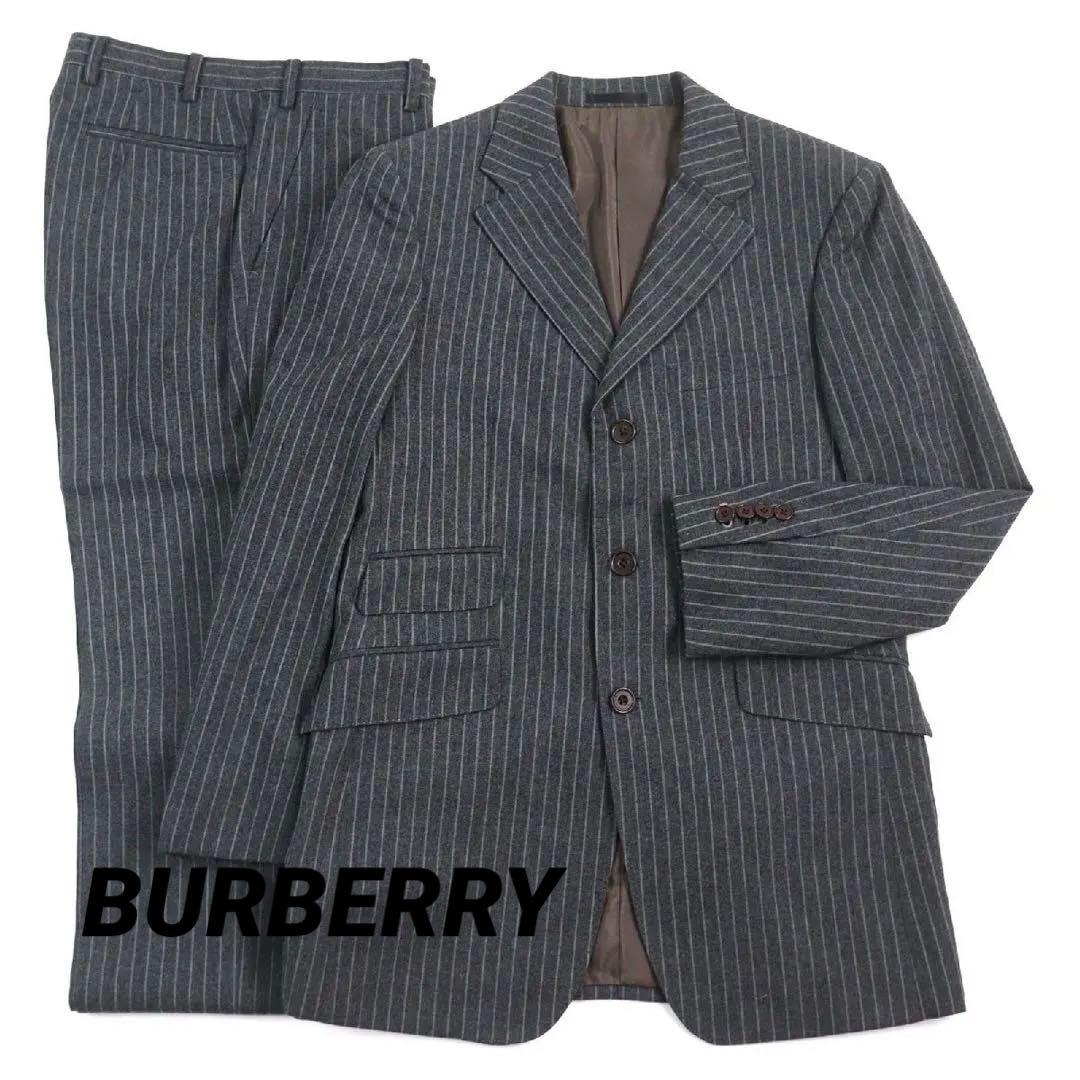 BURBERRY BLACK LABEL ストライプスーツ 成人式