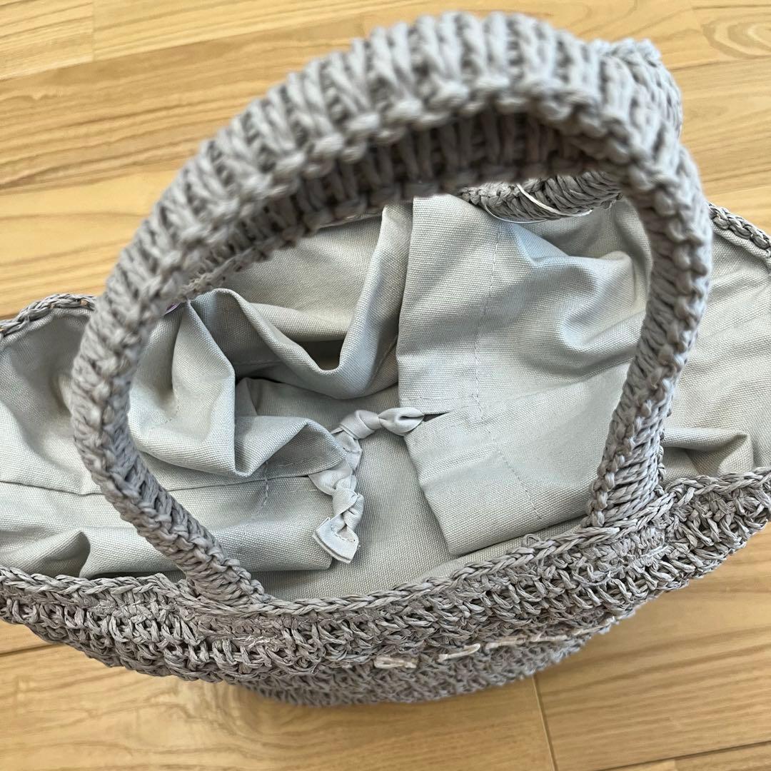 ディーンアンドデルーカ　BEAMS クロッシェバスケットバッグ