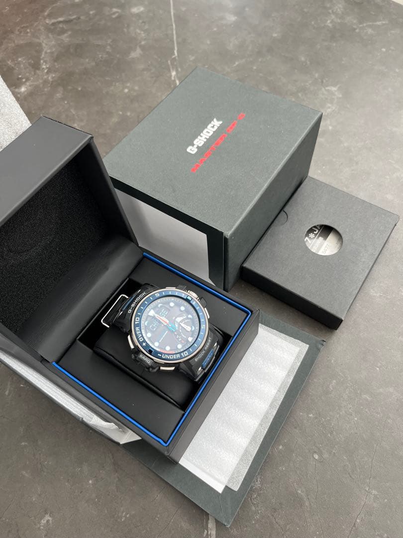 G-SHOCK CHARGE ブルーラバーベルト時計