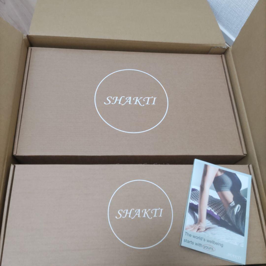 【正規品】シャクティマット&ピロー　ブラック　オリジナル