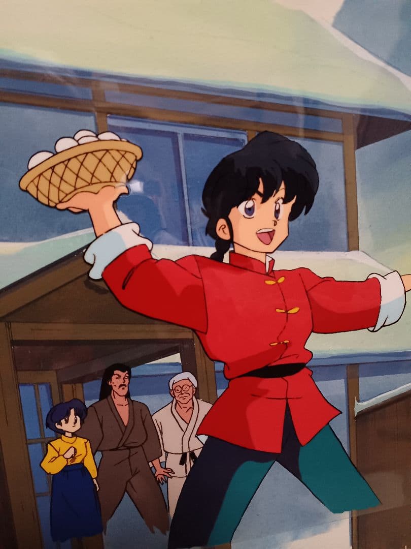 江戸屋の超レア　セル画と背景画　Original らんま　2分の1