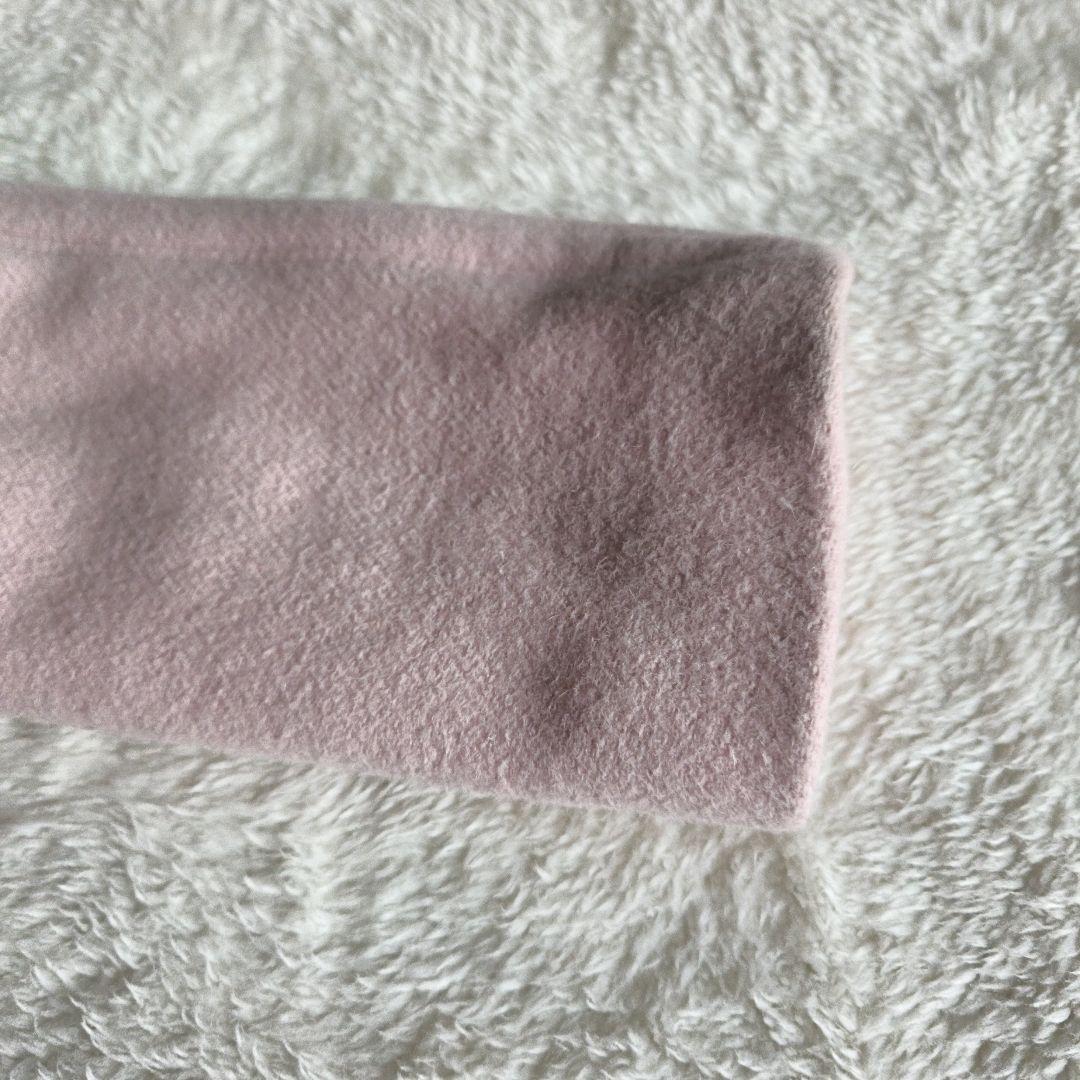 【希少ピンク✨】バーバリーブルーレーベル カシミヤ混2wayフードコート36 Ｓ