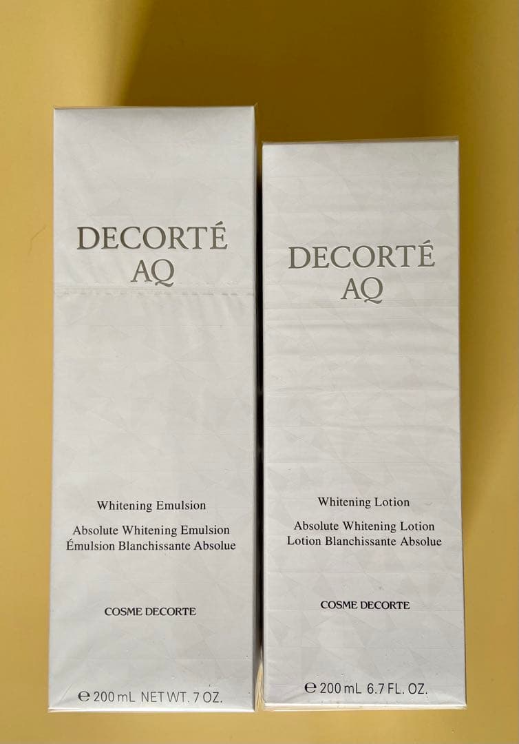 DECORTÉ AQ ホワイトニング エマルジョン & ローション 200mL