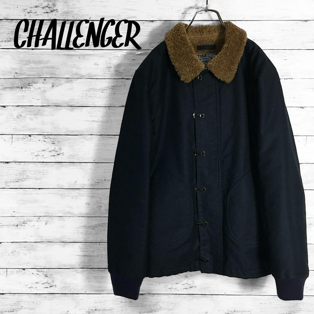 チャレンジャー N-1 デッキジャケット ネイビー Lサイズ