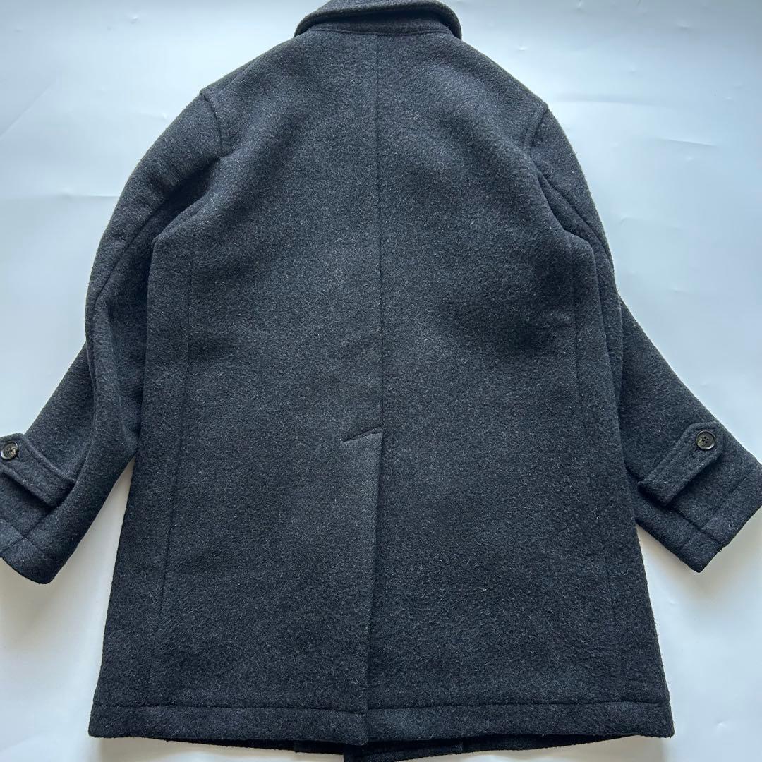 DANTON ウールモッサ シングルコート ステンカラーコート　38