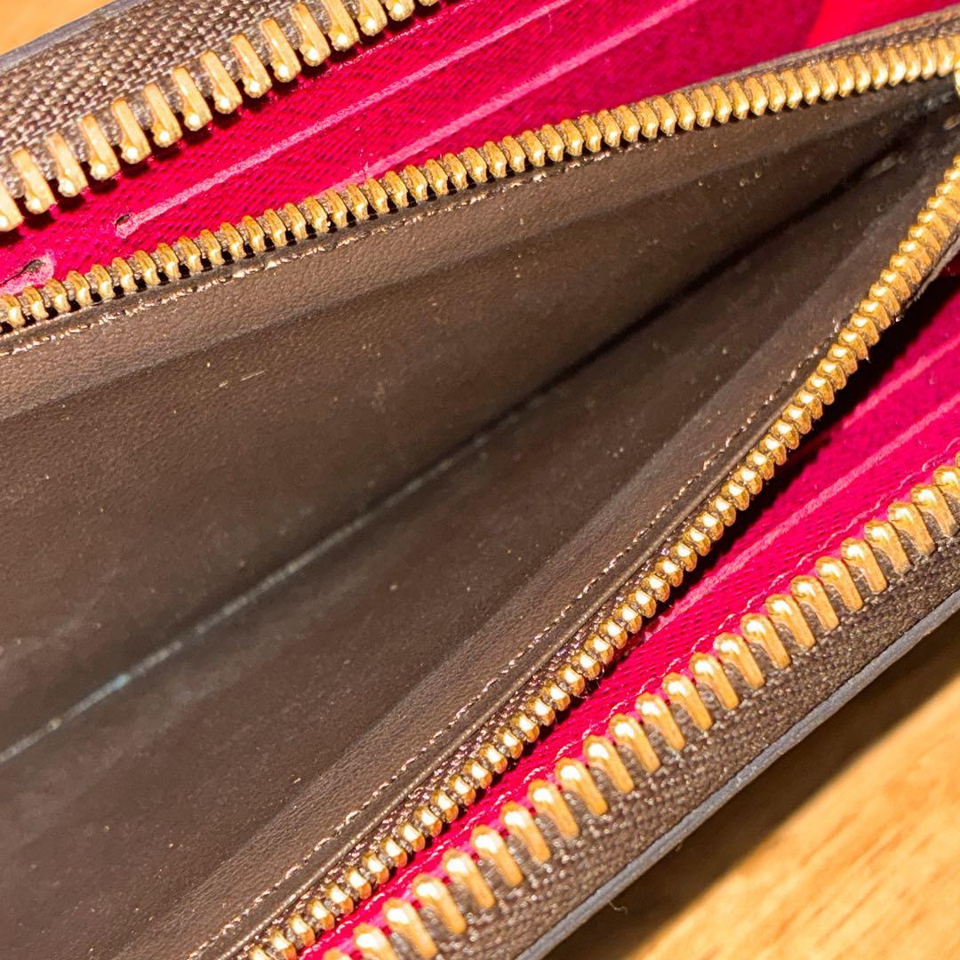 【まあ】LOUIS VUITTON ポルトフォイユ クレマンス フューシャ