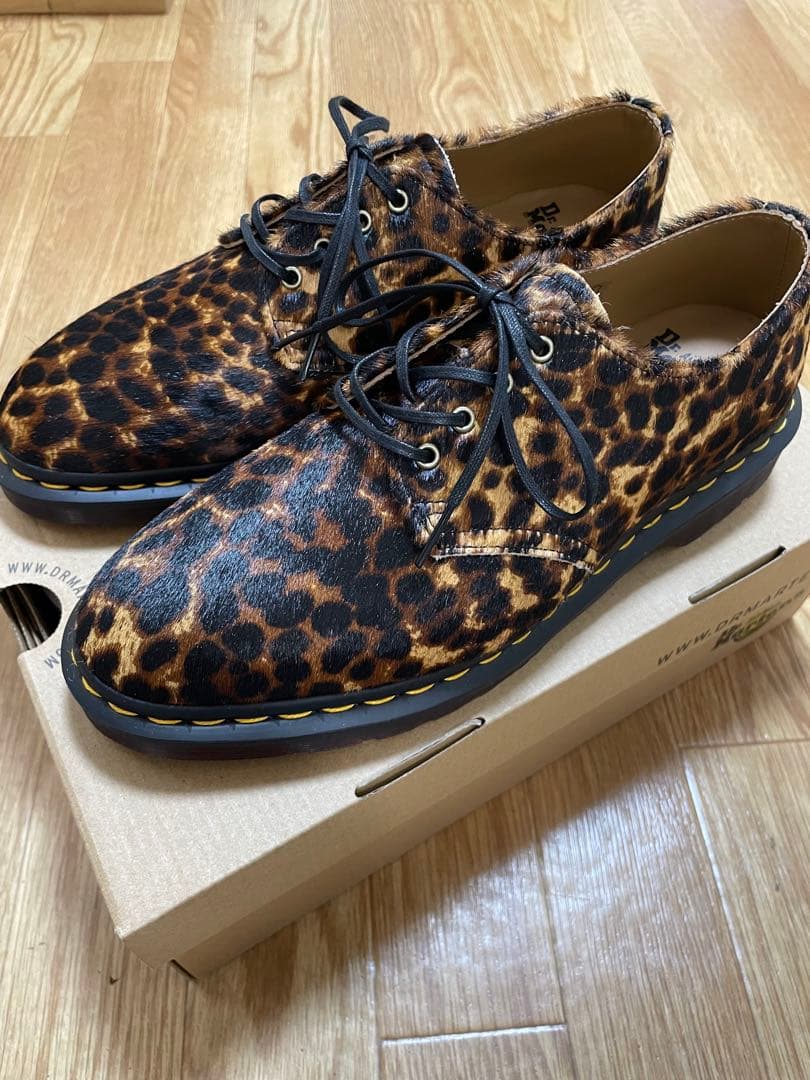 Dr. Martens 3ホール　ヒョウ柄