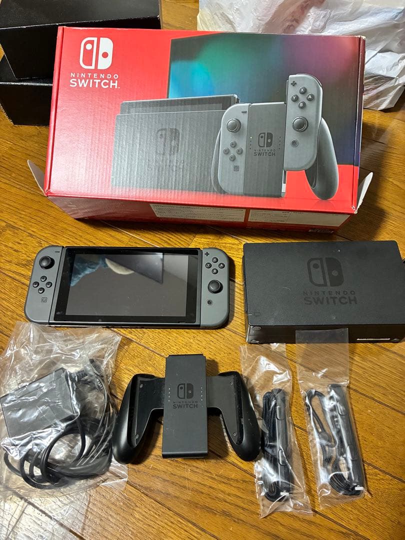 だ*ち様 Nintendo Switch グレー 本体　初期化済み　動作確認済み