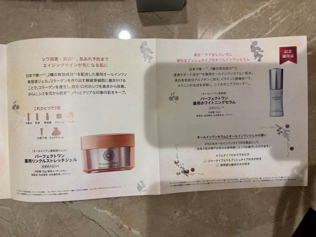 ◆ポトス◆ 新日本製薬　PERFECT ONE ナイトクリーム等4点セット
